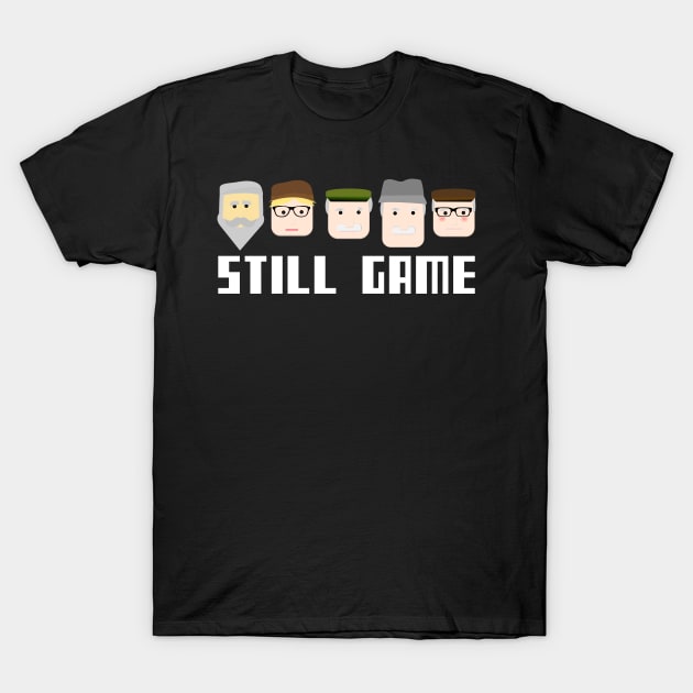 Still Game Characters T-Shirt by LittleBoxOfLyrics